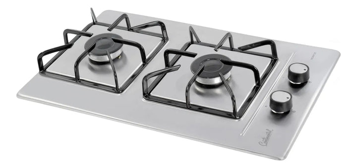 Estufa De Empotrar Acero Inoxidable 2pt Gas Propano 5425 Gris