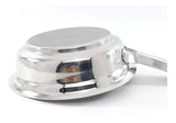 Cacerola Para Huevos Acero Quirurgico Sarten Multiusos Plateado