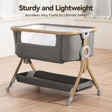 Moisés 3 En 1 Para Bebé Cuna Portátil Ajustable Y Plegable