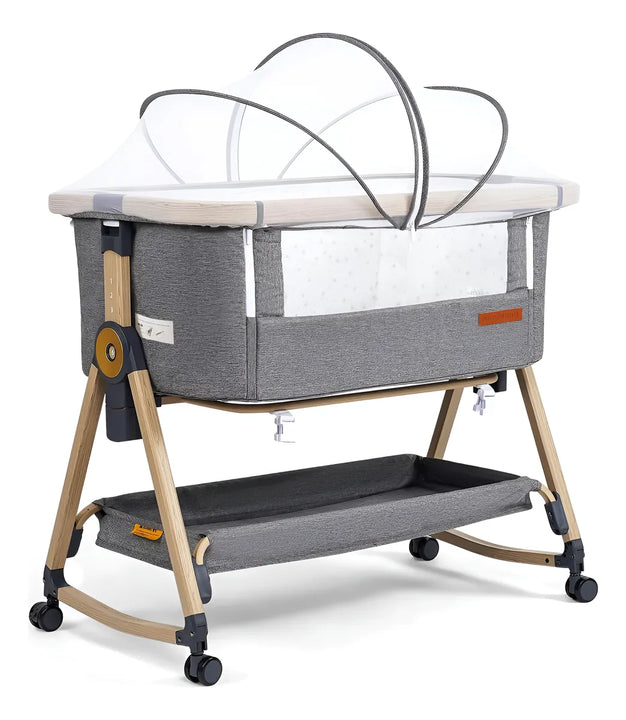 Moisés Y Cama De Noche 3 En 1 Para Bebé Altura Ajustable