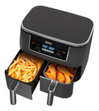 18lb Ninja Dz201 Freidora De Aire Air Fryer 7.6l 6 Funcione Gris Oscuro