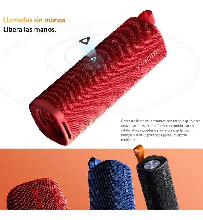 Xiaomi Sound Outdoor, Parlante Bt Portátil 30w Ip67 Tws, Blk Negro