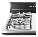 Estufa De Piso Con Horno Abba 4 Pts Gn At 101-3n N Negro