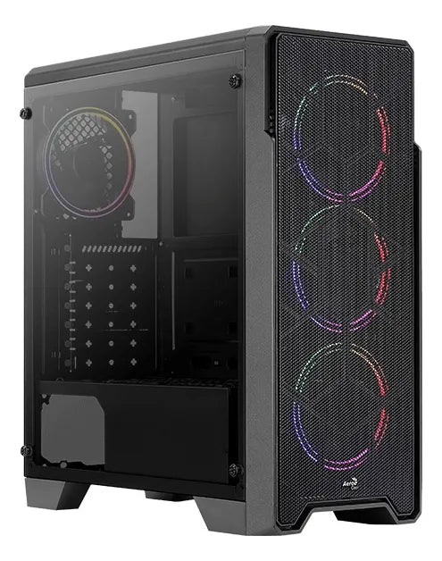Gabinete Chasis Gamer Aerocool Ore Saturn 4 Ventiladores Frgb