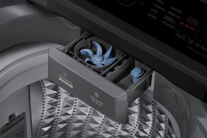 Lavadora Samsung Wa19cg6441bdco 19kg Ecobubble Color Gris