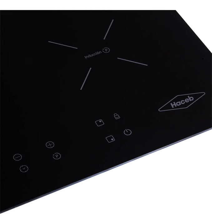Estufa De Empotrar Inducción Negra 60cm Eléctrica 220v Haceb Negro