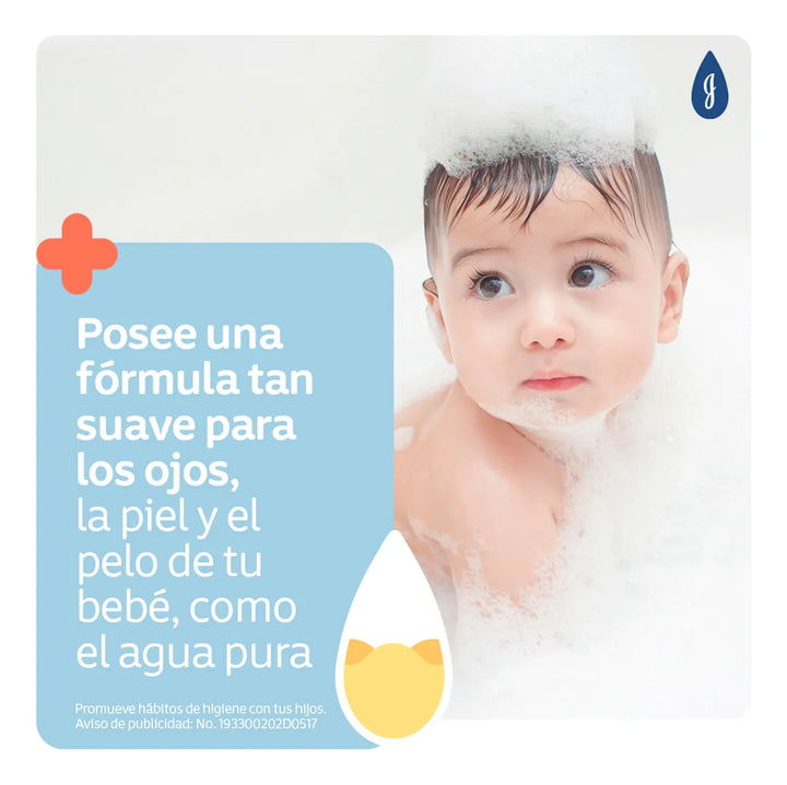 Baño Líquido Bebé Johnson's Cabeza A Pies 400ml