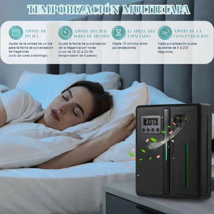 Maquina Humidificador Difusor De Aromas Bluetooth