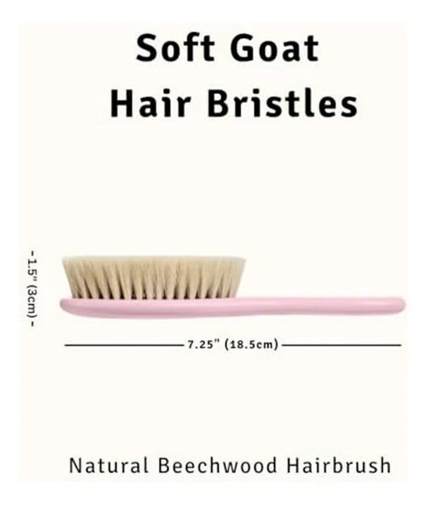 Cepillo De Cerdas De Cabra Suaves Para Bebés - Cuidado Suave