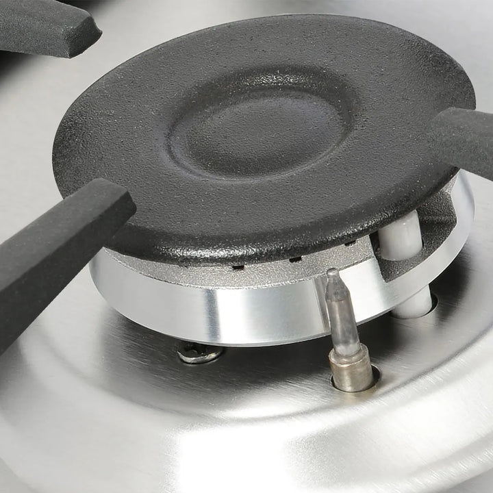 Estufa De Empotrar En Acero Inoxidable 4 Puestos De 58.5cm G