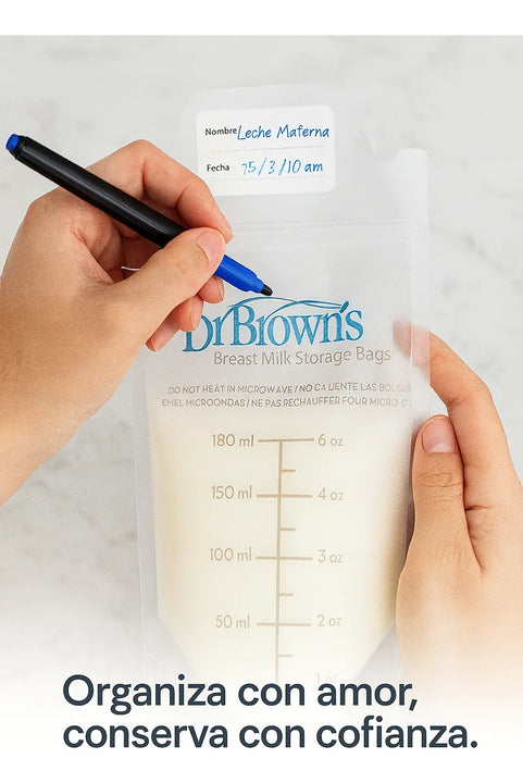 Bolsas Almacenamiento Leche Materna Dr Browns 100 Unidades