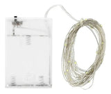 Alambre Micro 60 Led 3m Hilo Pilas Fijo Luz Hada Color Supli Multicolor, Verde, Rosado, Cálido, Rojo, Blanco, Azul, Fucsia