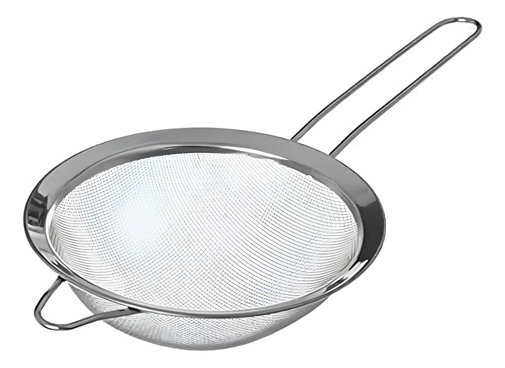 Colador Tamizador Harina 15,5cm Acero Inoxidable Mango Acero