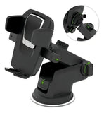 Soporte universal para celdas de coche, cierre automático, color negro