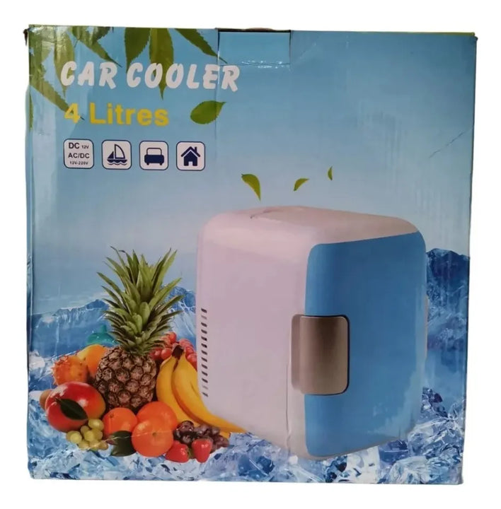 Mini Nevera Portátil Cosméticos Medicamentos Blanca Blanco