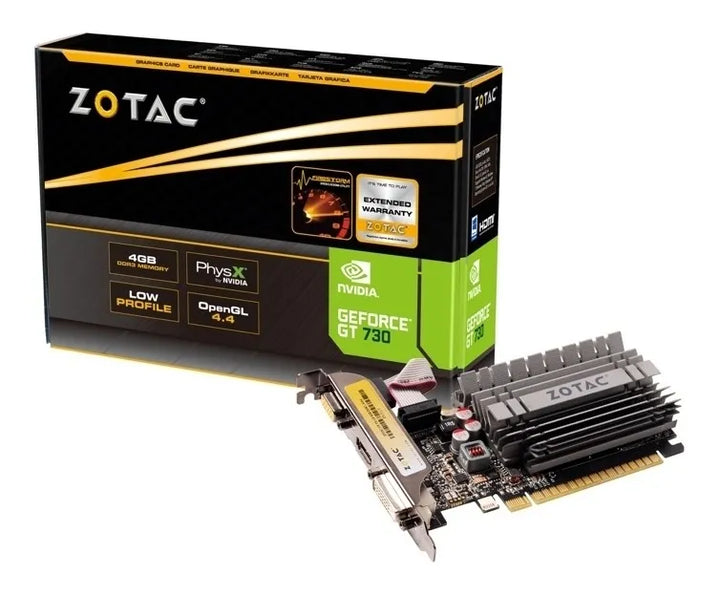 Tarjeta de video Nvidia Zotac GeForce 700 Series GT 730 ZT-71115-20L 4GB