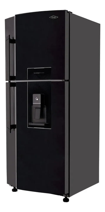 Nevera con freezer inverter Haceb NEV LIS 243 SE DA ME NC INV NEV LIS 243 SE DA ME NC INV color negro con capacidad de 243L