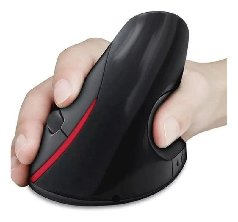 Mouse Vertical Inalámbrico Recargable Weibo Wb-881 Negro