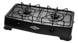 Placa de cocina con alimentación a gas - Haceb COCINETA AR GAS-2 GP color negro - 2 hornallas