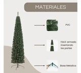 Árbol De Navidad, Pino Vela. De 1.80 Mtrs. Verde
