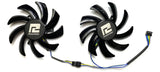 2 Ventiladores Para Powercolor Fighter 5600xt 6600xt 6650xt