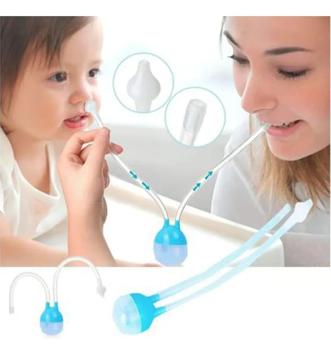 Aspirador Nasal O Saca Mocos Para Bebe Rosado