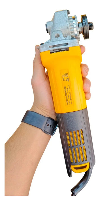 Combo Taladro 1/2 Y Pulidora De 4.5 Pulgadas Amarillo