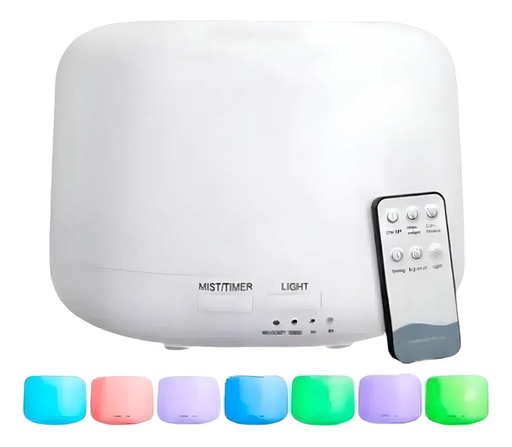 Humidificador Difusor 500 ml ultrassônica Residencial Ultrassônico 500ml con voltaje de blanco