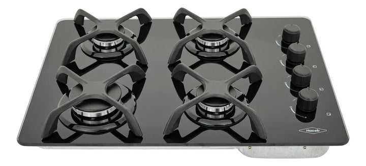 Combo Funcional Estufa De Empotrar 60x43 + Campana+ Horno Gn Color Negro