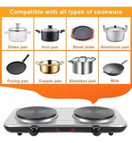 Estufa Eléctrica Genérica Doble 2000w 2 Quemadores Segun Disponibilidad.