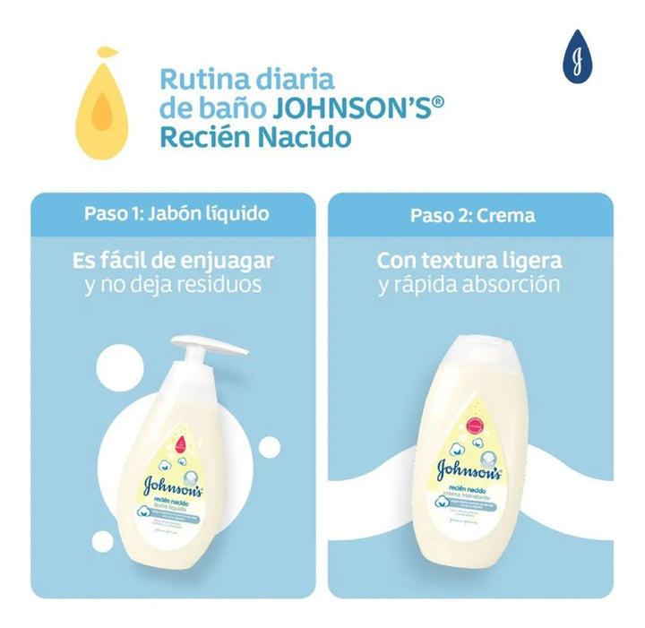 Crema Hidratante Johnsons® Recién Nacido 200ml