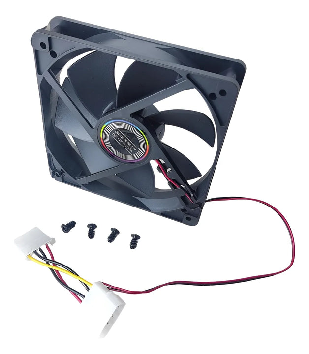 Ventilador Pc Cpu 12v 12025 12cm Cooler Fuente Atx Molex