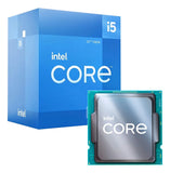 Procesador gamer Intel Core i5-12400F BX8071512400F de 6 núcleos y 4.4GHz de frecuencia