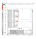 Xpg Gabinete Gamer Battlecruiser Ii St E-atx 4 Fan Argb Cristal Templado Blanco Battlecruiseriist-whcww