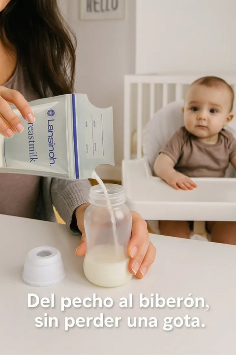 Bolsas Pre-esterilizada Leche Materna Lasinoh 180 Ml X 100un