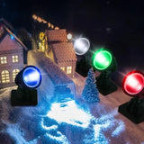 4 En 1 Accesorios Para Aldea Navideña Con Luces Led