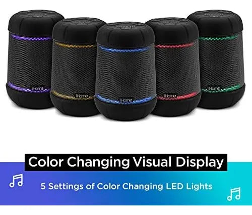 Ihome Ibt158 Altavoz Bluetooth Inteligente - Con Luces Led Q