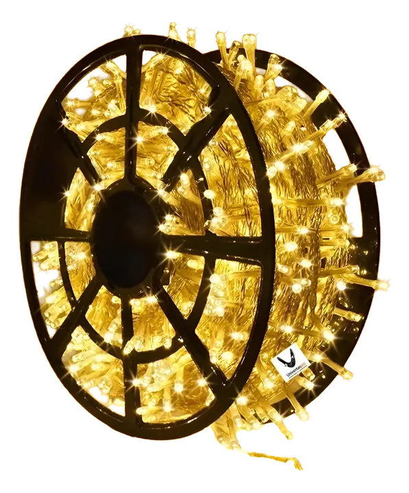 Luces Navidad Decorativas Por 100 Mts Y 1000 Leds Navideñas Amarillo