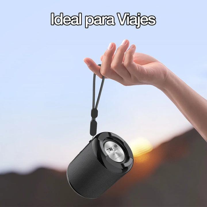 1hora Mini Bocina Portátil Bluetooth Boc062 Negro Inalámbric