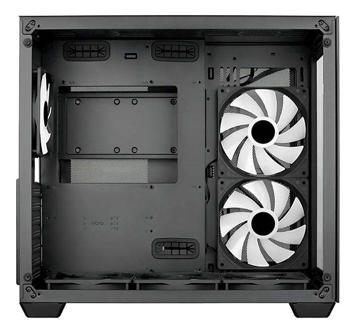 Gabiente Gamer Aerocool Dryft V2 6 Ventiladores Argb Color Negro