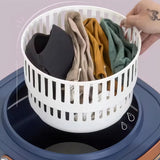 Lavadora Plegable Con Desagüe Y Centrifugado 10 Litros 60w Color Azul Oscuro