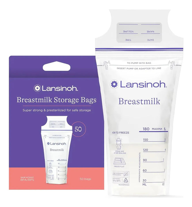 Protectores Lansinoh X100 + Bolsas Almacenamiento X50