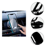 Soporte Magnético Imantado Para Celular De Auto 360° Color Gris Oscuro