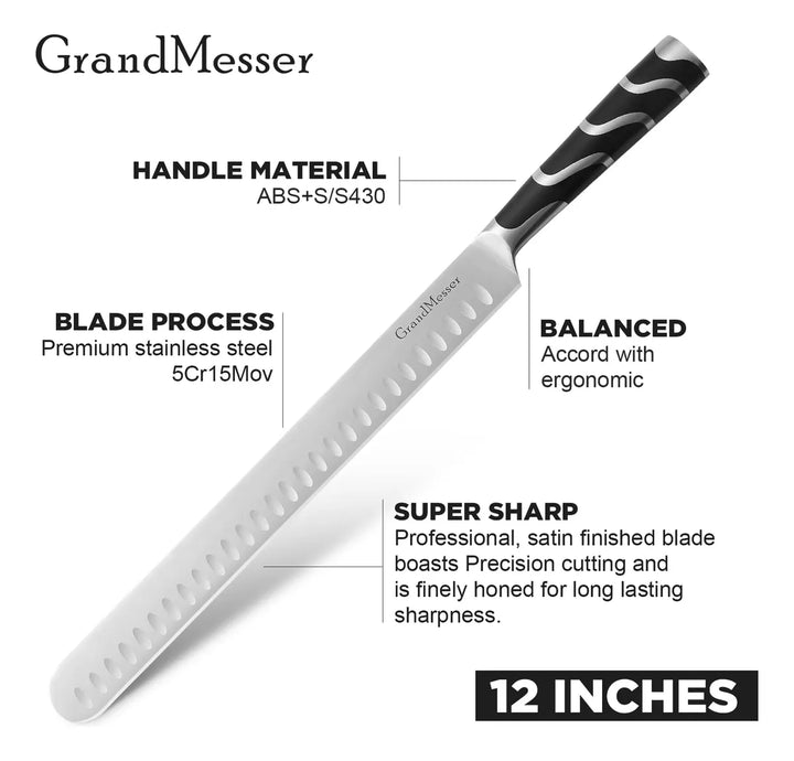 Grandmesser Cuchillo De Trinchar, Cuchillo De Rebanar De 12