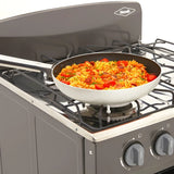 Estufa Romero Mixta Haceb 50 Cms Gas Propano Plata Negro Gas Envasado