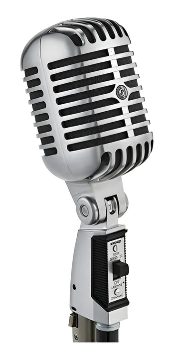 Micrófono Shure 55SH Series II Dinámico Cardioide color plateadoS