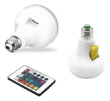 Bombillo Parlante Con Bluetooth Multicolores Súper Oferta. Color Blanco