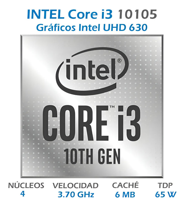 Procesador Intel Core I3 10105 10ma Lga 1200 Video Integrado
