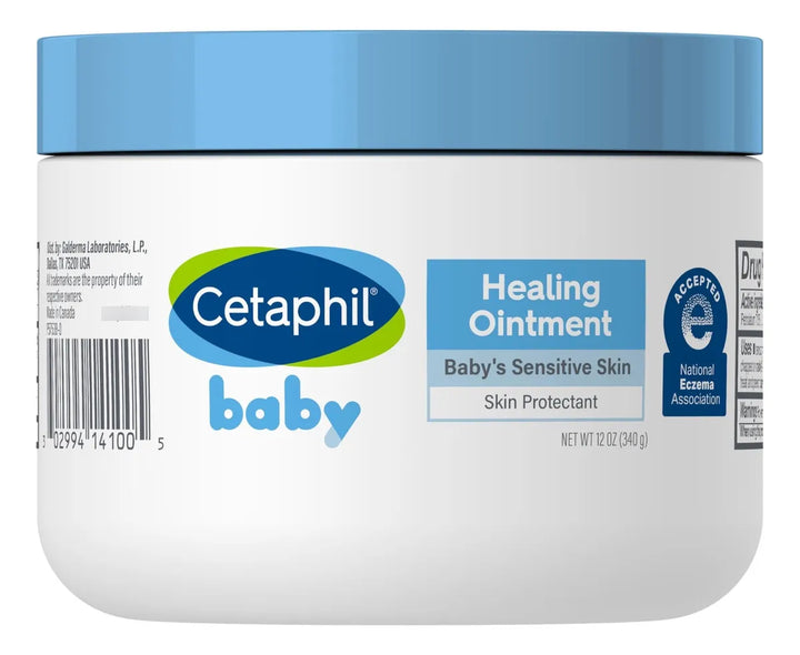 Crema Antipañalistis Cetaphil Baby 12 oz Crema Protectora Piel Sensible Bebé Aprobada por Dermatólogos Hidrata Repara Piel Irritada Segura