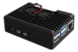 Caja Case Metálica Raspberry Pi 4 B En Aluminio + Ventilador